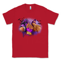 Red Halloween sneaker and heel afro woman Classic Tee - RanaPortraitStore