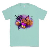 Seafoam Halloween sneaker and heel afro woman Classic Tee - RanaPortraitStore