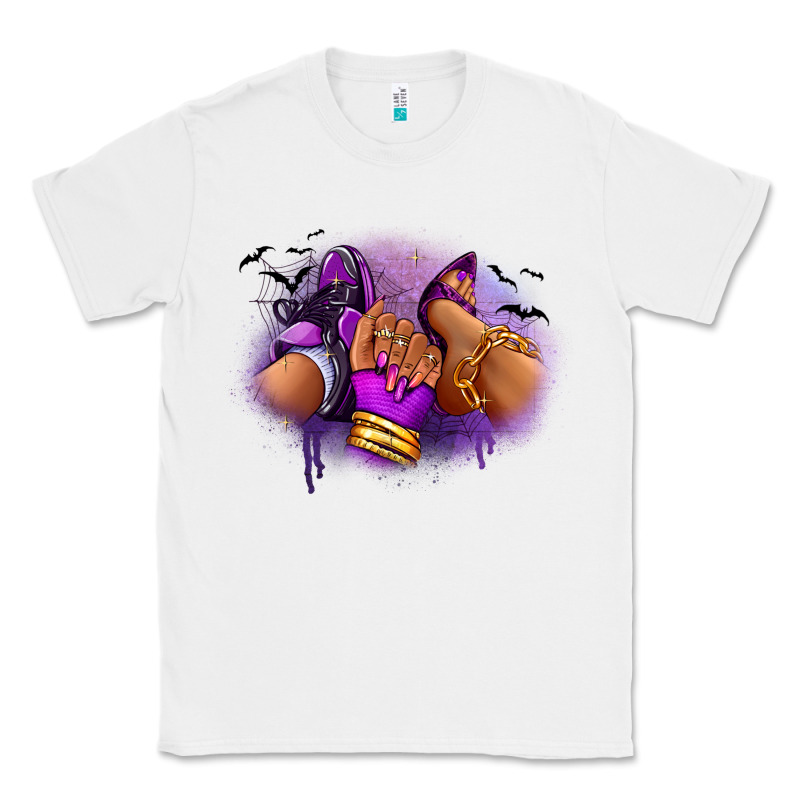 Halloween Sneaker And Heel Afro Woman Classic Tee by RanaPortraitStore | Teevron