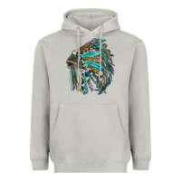 Moon Dust indian feather headdress with western  patterns Heavyweight Hoodie - RanaPortraitStore