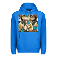 True Royal cowhide leopard bull skull gemstone Premium Hoodie - NancyCooperArtShop