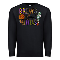 Black Brews And Boos Premium Sweatshirt - CowhideDigitalArt