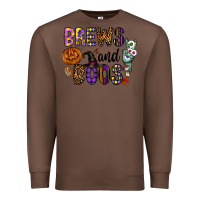 Chestnut Brews And Boos Premium Sweatshirt - CowhideDigitalArt