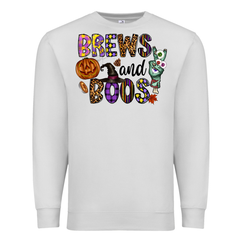 Brews And Boos Premium Sweatshirt by CowhideDigitalArt | Teevron