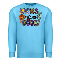 Ocean Blue Brews And Boos Premium Sweatshirt - CowhideDigitalArt