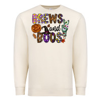Sandshell Brews And Boos Premium Sweatshirt - CowhideDigitalArt