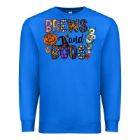 True Royal Brews And Boos Premium Sweatshirt - CowhideDigitalArt