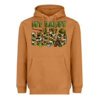 Meerkat my daddy is my hero army Heavyweight Hoodie - Zillion Design Studio