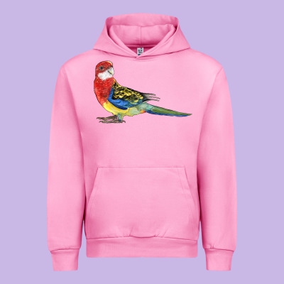 Rosella Bird Urban Hoodie Designed By Lillyallendesigns