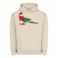 Pigment French Oak Rosella Bird Urban Hoodie - LillyAllenDesigns