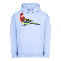 Pigment Grape Ice Rosella Bird Urban Hoodie - LillyAllenDesigns