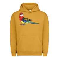 Pigment Peanut Butter Rosella Bird Urban Hoodie - LillyAllenDesigns