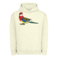 Pigment Pistachio Rosella Bird Urban Hoodie - LillyAllenDesigns