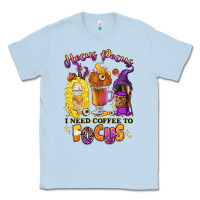Dusty Blue Hocus pocus i need coffee to focus Classic Tee - RanaPortraitStore