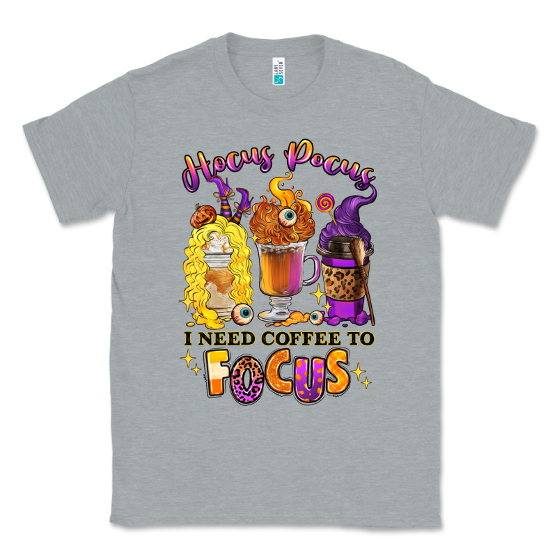 Hocus Pocus I Need Coffee To Focus Classic Tee by RanaPortraitStore | Teevron