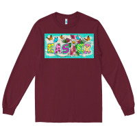 Burgundy easter cross license plate template Long Sleeve Tee - BarkalooDesign