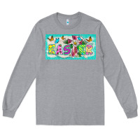 Heather Grey easter cross license plate template Long Sleeve Tee - BarkalooDesign