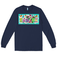 Navy easter cross license plate template Long Sleeve Tee - BarkalooDesign