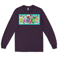 Plum easter cross license plate template Long Sleeve Tee - BarkalooDesign