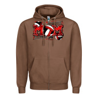 Chestnut mom volleyball Zipper Hoodie - Zillion Design Studio