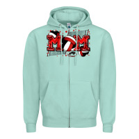 Seafoam mom volleyball Zipper Hoodie - Zillion Design Studio