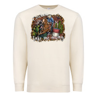 Sandshell cowboy take me away Premium Sweatshirt - SublimationCraftShop
