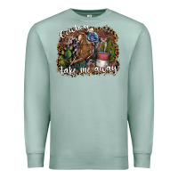 Seafoam cowboy take me away Premium Sweatshirt - SublimationCraftShop