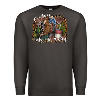 Smoke cowboy take me away Premium Sweatshirt - SublimationCraftShop