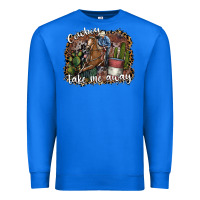 True Royal cowboy take me away Premium Sweatshirt - SublimationCraftShop