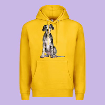 Great Dane Dog Premium Hoodie Designed By Lillyallendesigns