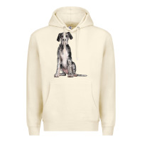 Sandshell Great Dane Dog Premium Hoodie - LillyAllenDesigns
