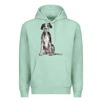 Seafoam Great Dane Dog Premium Hoodie - LillyAllenDesigns