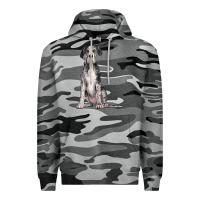 Slate Camo Great Dane Dog Premium Hoodie - LillyAllenDesigns
