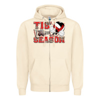 Sandshell tis' the season volleyball Zipper Hoodie - Zillion Design Studio