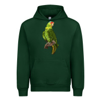 Forest Green New Zealand Paraket Parrot Urban Hoodie - LillyAllenDesigns