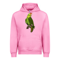 Fuchsia Pink New Zealand Paraket Parrot Urban Hoodie - LillyAllenDesigns