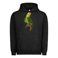 Pigment Black New Zealand Paraket Parrot Urban Hoodie - LillyAllenDesigns