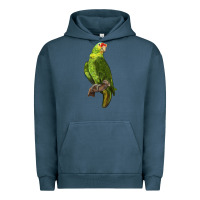 Pigment Midnight Navy New Zealand Paraket Parrot Urban Hoodie - LillyAllenDesigns