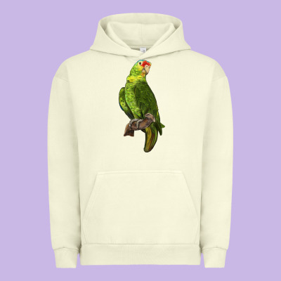 New Zealand Paraket Parrot Urban Hoodie Designed By Lillyallendesigns
