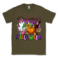 Army Green Happy Halloween Classic Tee - RanaPortraitStore