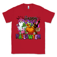 Red Happy Halloween Classic Tee - RanaPortraitStore