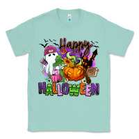 Seafoam Happy Halloween Classic Tee - RanaPortraitStore