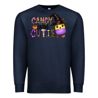 Navy Candy Corn Cutie Premium Sweatshirt - CowhideDigitalArt