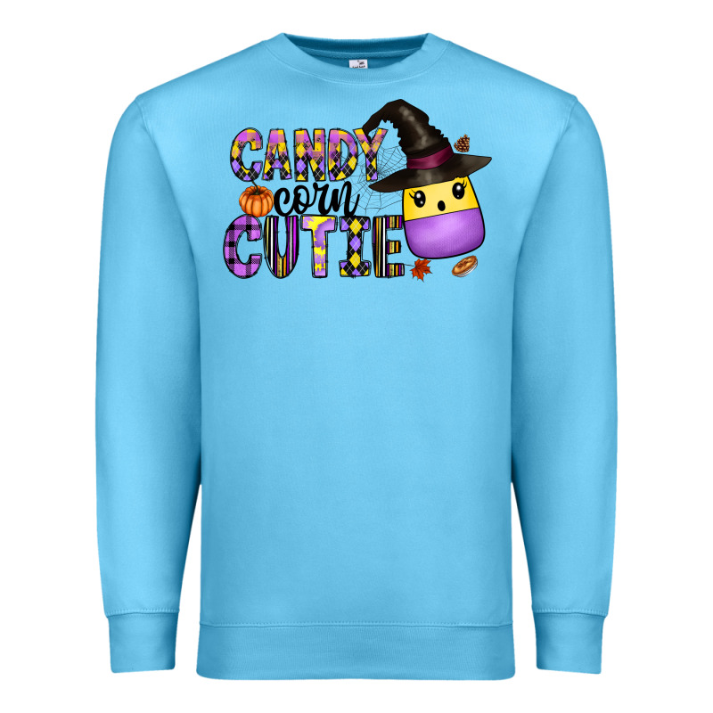 Candy Corn Cutie Premium Sweatshirt by CowhideDigitalArt | Teevron