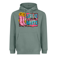 Sage life is better in boots Heavyweight Hoodie - Zillion Design Studio