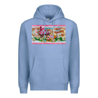 Colony Blue happy easter y'all rabbit sippy cup Premium Hoodie - BarkalooDesign
