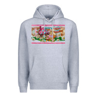 Heather Grey happy easter y'all rabbit sippy cup Premium Hoodie - BarkalooDesign