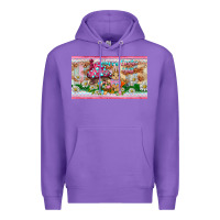 Purple happy easter y'all rabbit sippy cup Premium Hoodie - BarkalooDesign