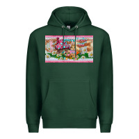 Sports Green happy easter y'all rabbit sippy cup Premium Hoodie - BarkalooDesign