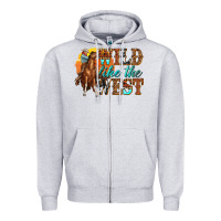 Wild Like West Zipper Hoodie | Teevron